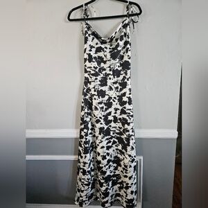 Chic Monochrome Maxi Dress